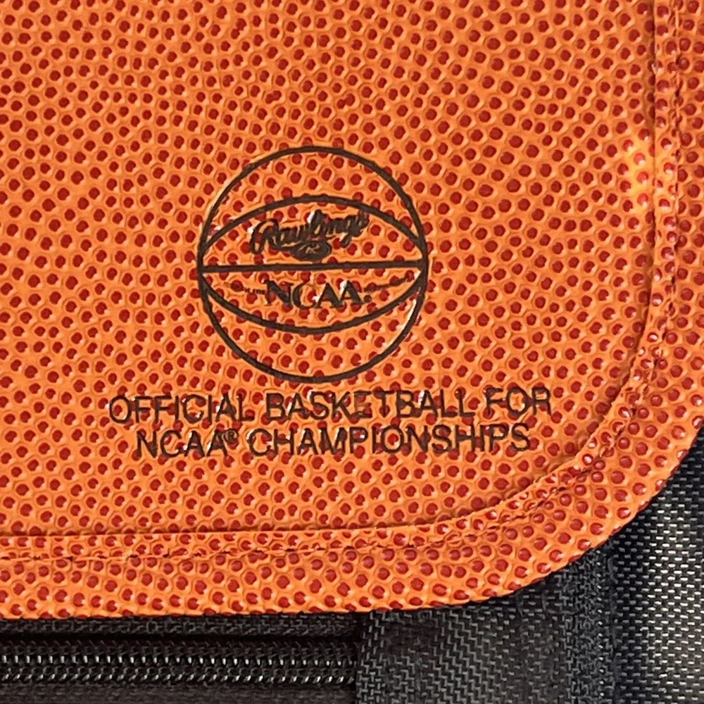 VTG Rawlings NCAA Basketball Messenger Laptop Briefcase Shoulder Bag Orange EUC